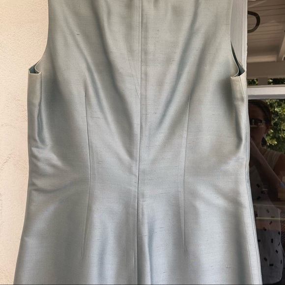 Banana republic dress size 0 blue aqua teal - Picture 7 of 7